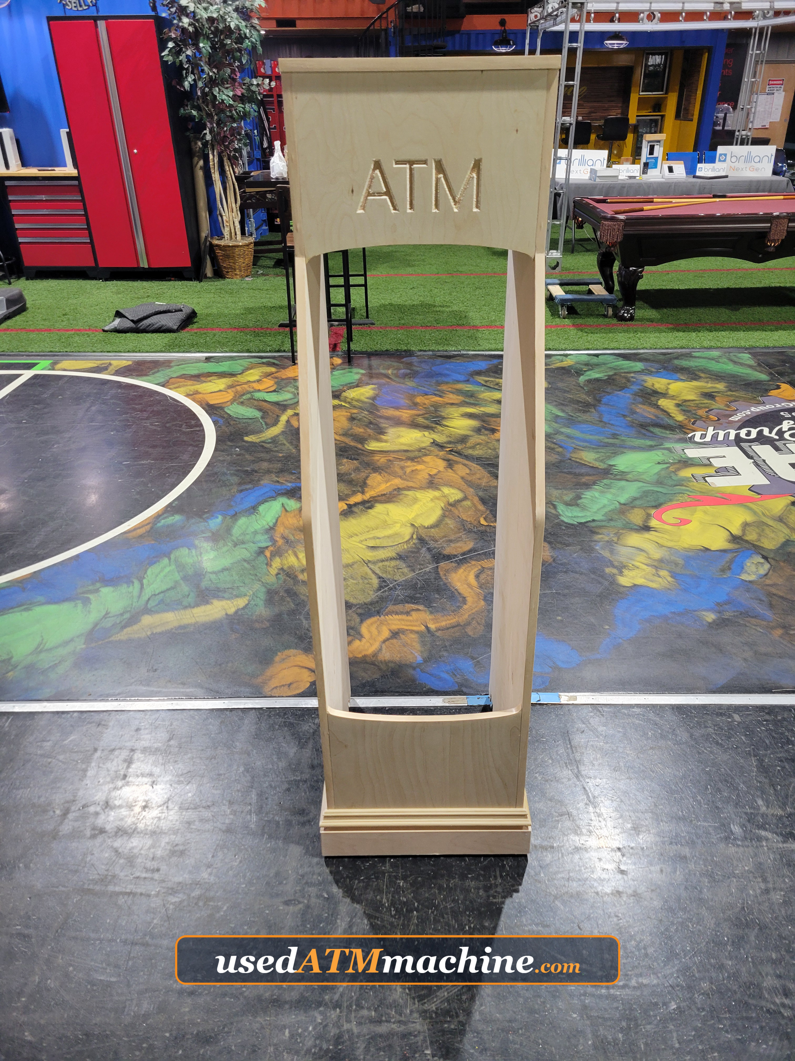 Wooden ATM Enclosure